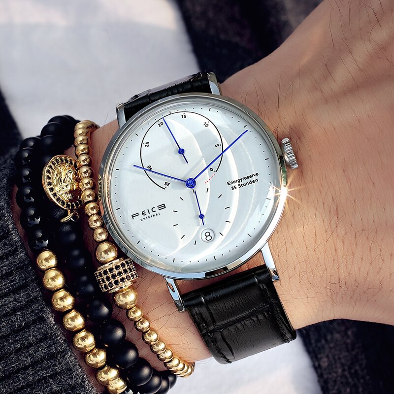 FEICE Men's Automatic Bauhaus Watch: Modern Timepiece