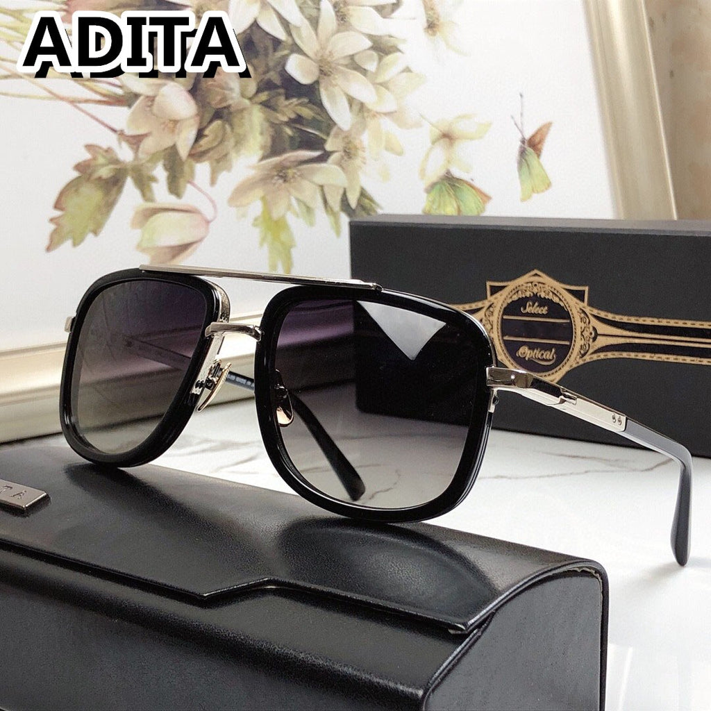 MACH ONE DRX-20300: Titanium Aviator Style Sunglasses by ADITA