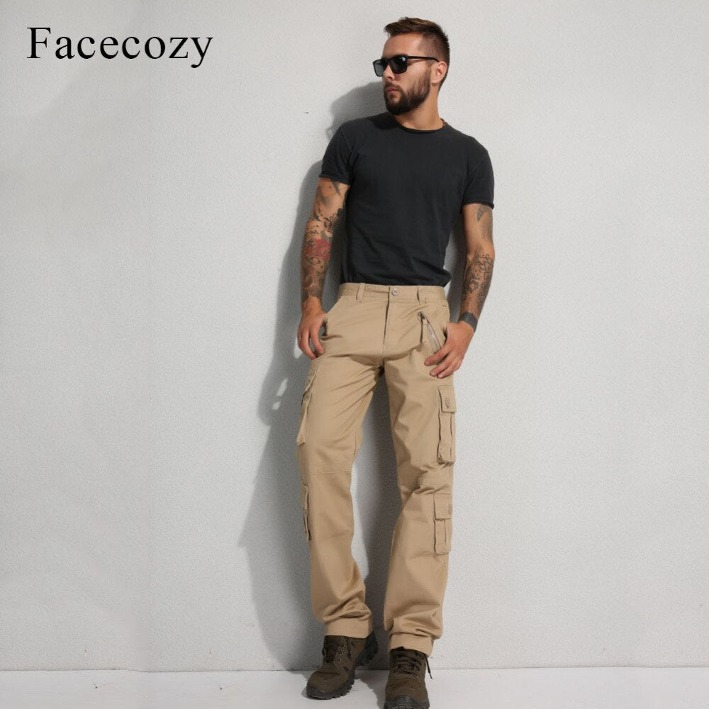 Tactical Cargo Pants. Winter Male Outdoor.