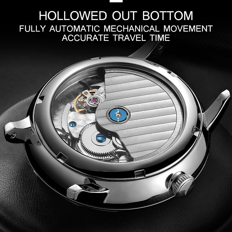 FEICE Men's Automatic Bauhaus Watch: Modern Timepiece