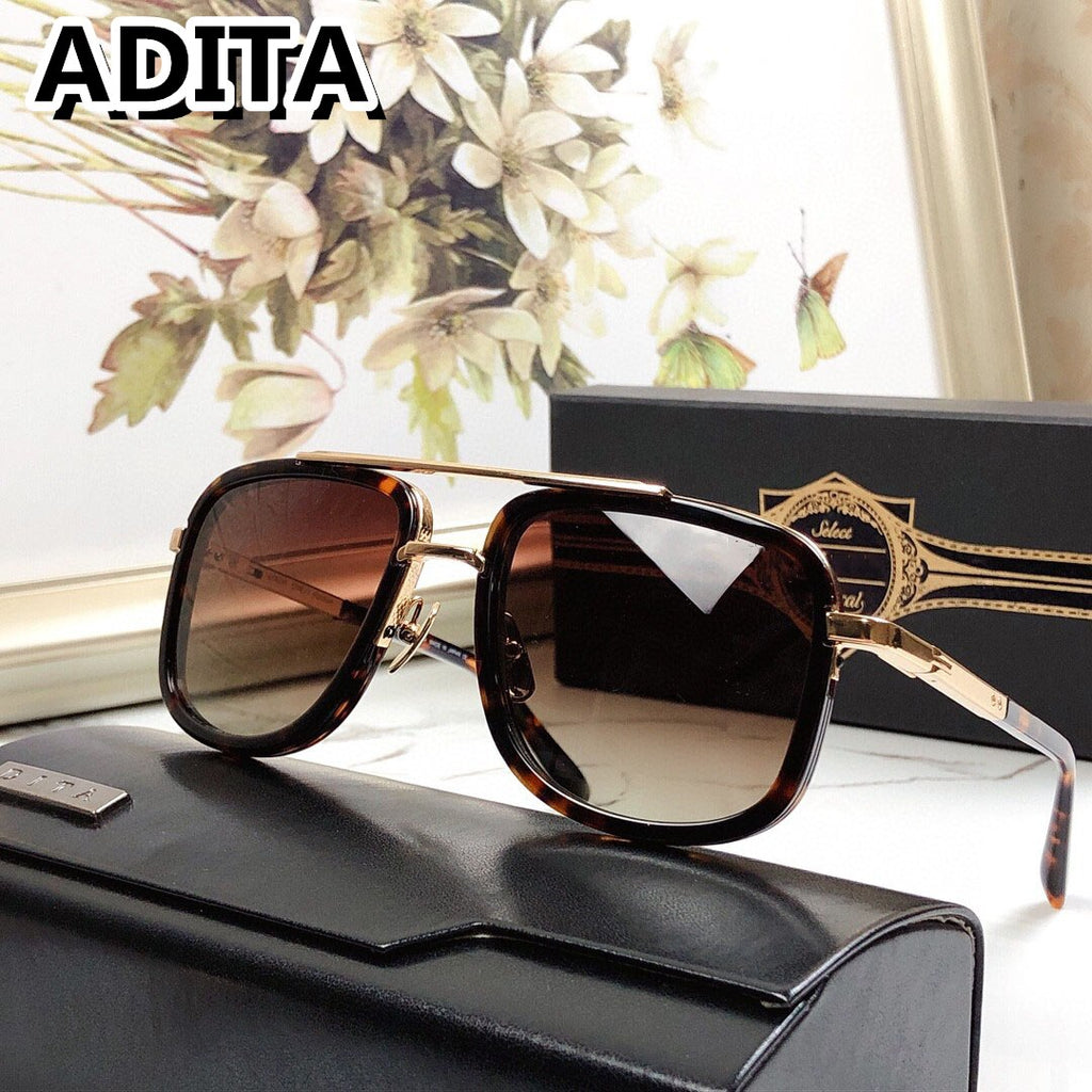 MACH ONE DRX-20300: Titanium Aviator Style Sunglasses by ADITA