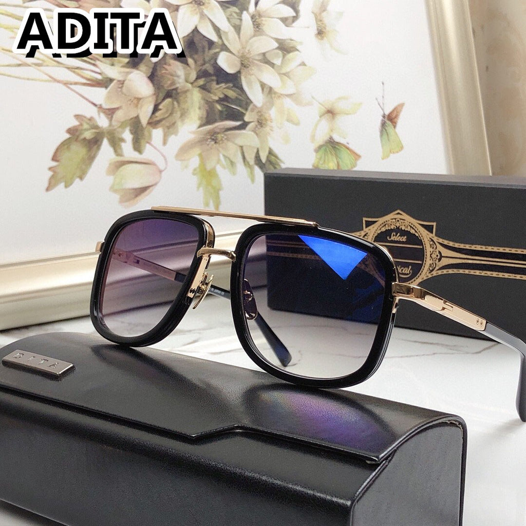 MACH ONE DRX-20300: Titanium Aviator Style Sunglasses by ADITA