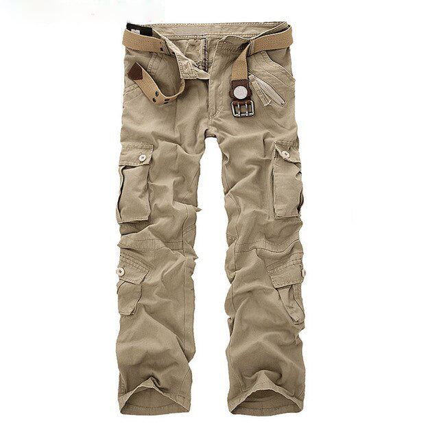 Tactical Cargo Pants. Winter Male Outdoor.