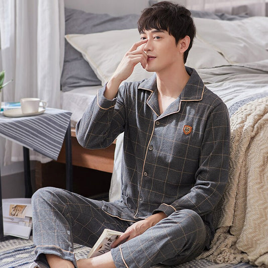 Cotton Pyjamas Set: Stylish Lounge Sleepwear