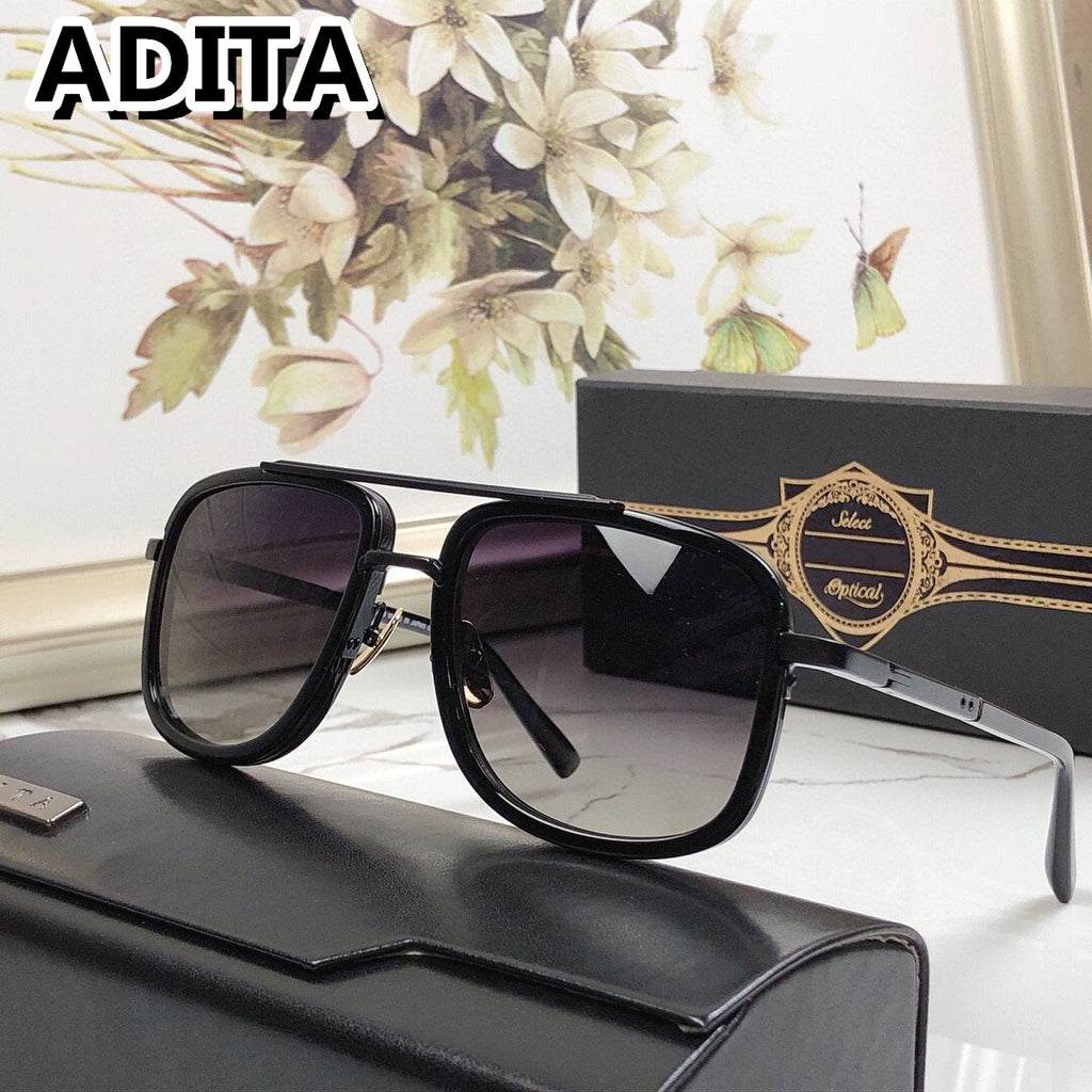 MACH ONE DRX-20300: Titanium Aviator Style Sunglasses by ADITA