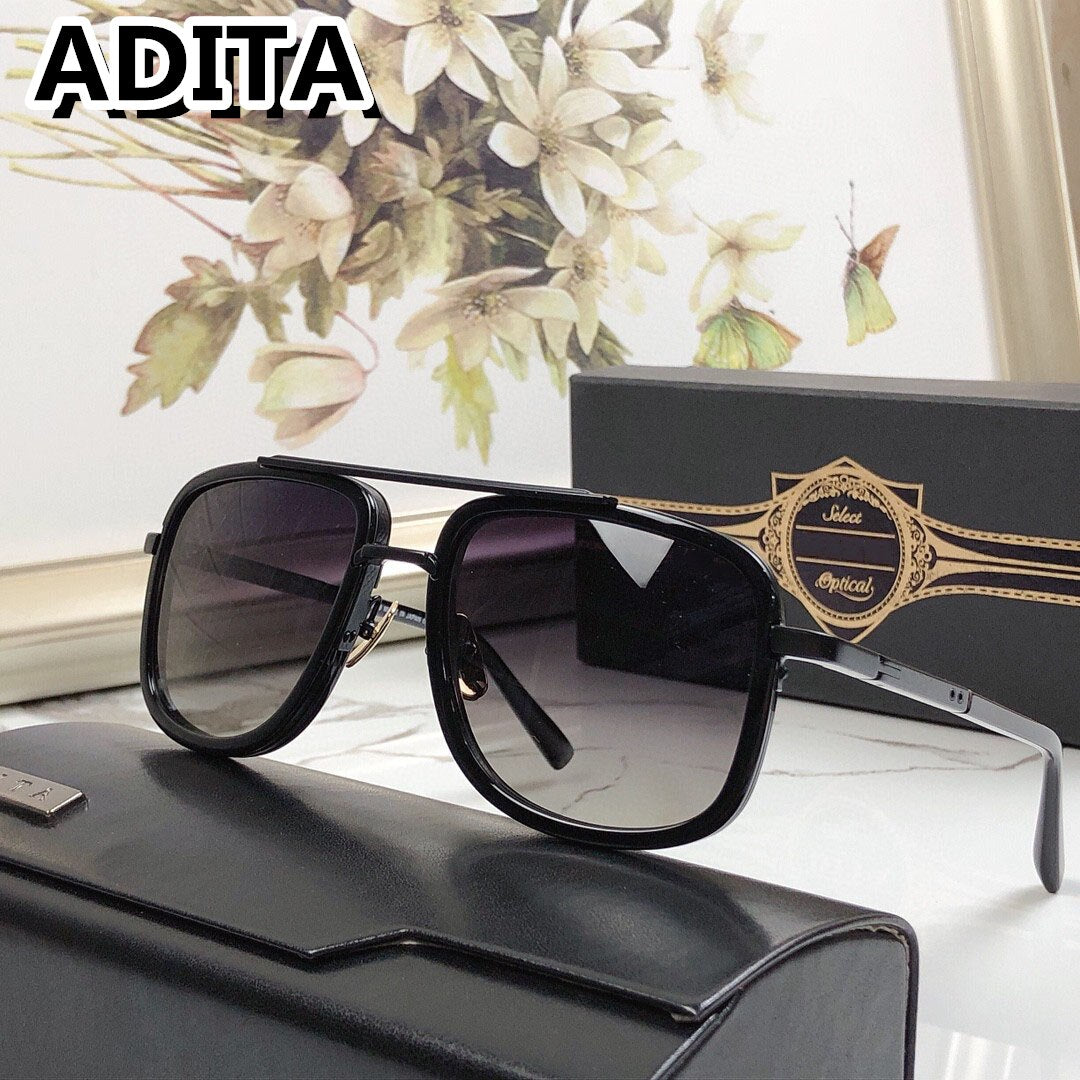 MACH ONE DRX-20300: Titanium Aviator Style Sunglasses by ADITA