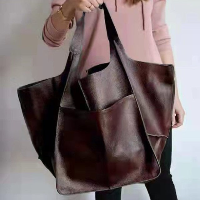Faux Leather Stylish Shoulder Bag