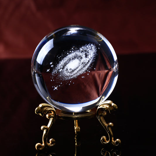 Miniature Galaxy  3D Crystal Ball